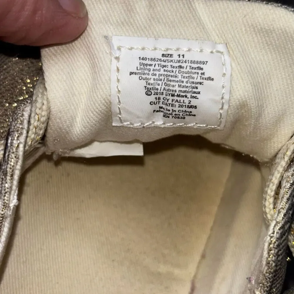 Gymboree Gold and Cream Trainers
